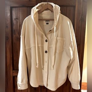 American Eagle “this Feels Seriously Lived In” oversized shacket